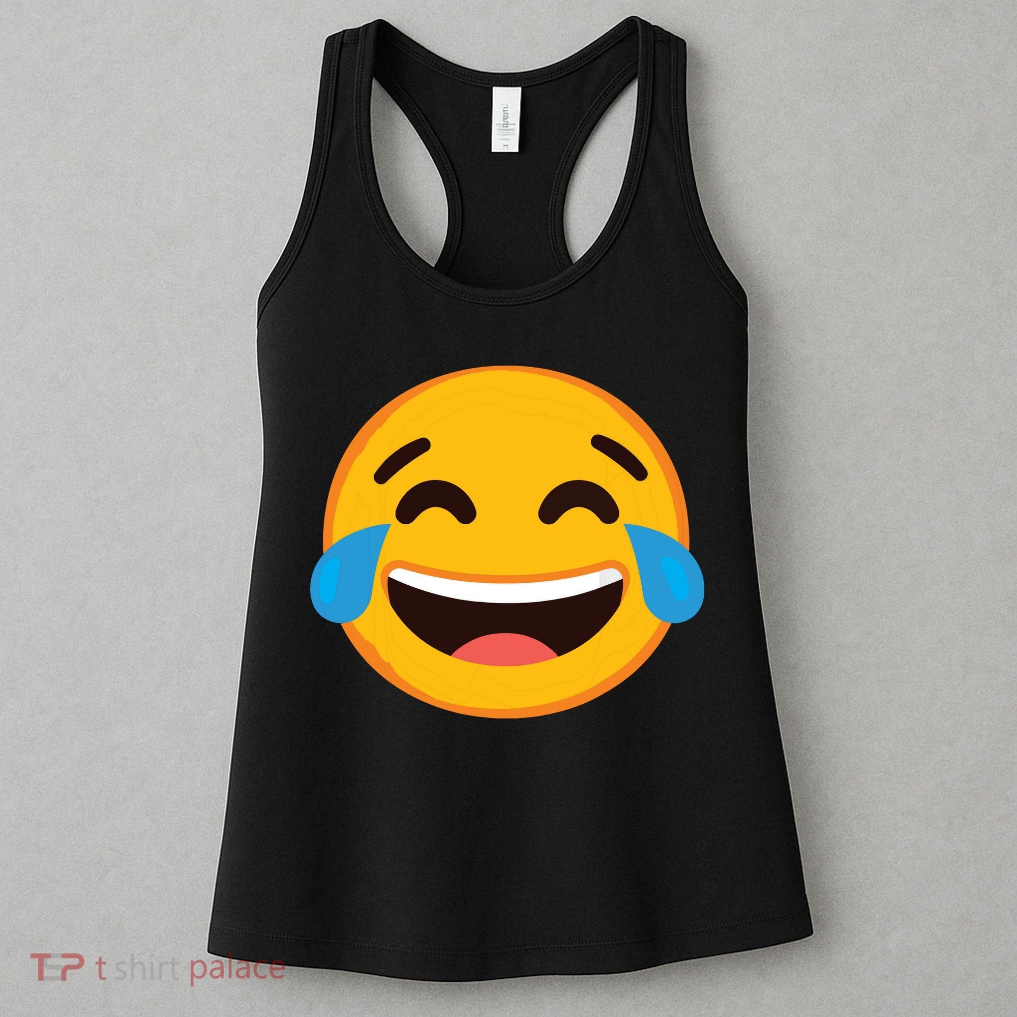 Emoticon Laughing Tears Face With Tears Of Joy Gift Women's Tank Top