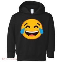 Emoticon Laughing Tears Face With Tears Of Joy Gift Toddler Hoodie thumb 0