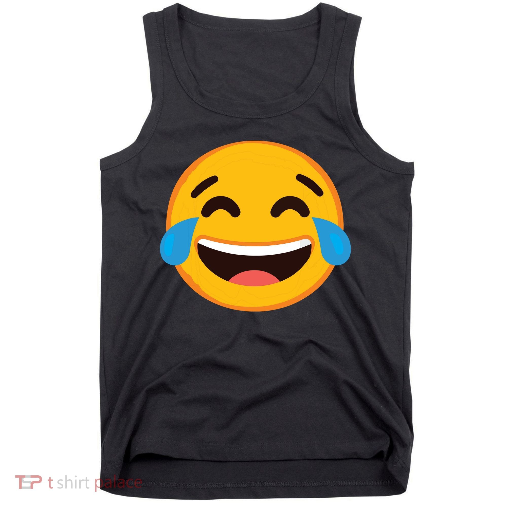 Emoticon Laughing Tears Face With Tears Of Joy Gift Tank Top
