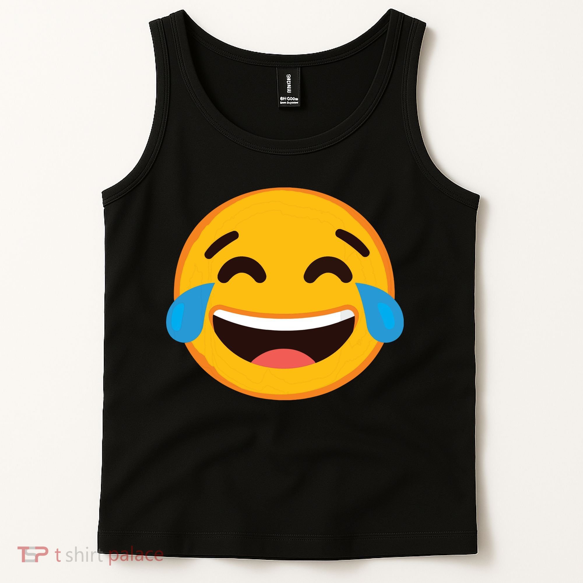 Emoticon Laughing Tears Face With Tears Of Joy Gift Tank Top