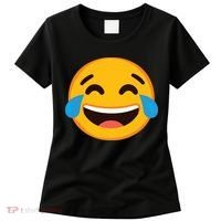 Emoticon Laughing Tears Face With Tears Of Joy Gift Women's T-Shirt thumb 0