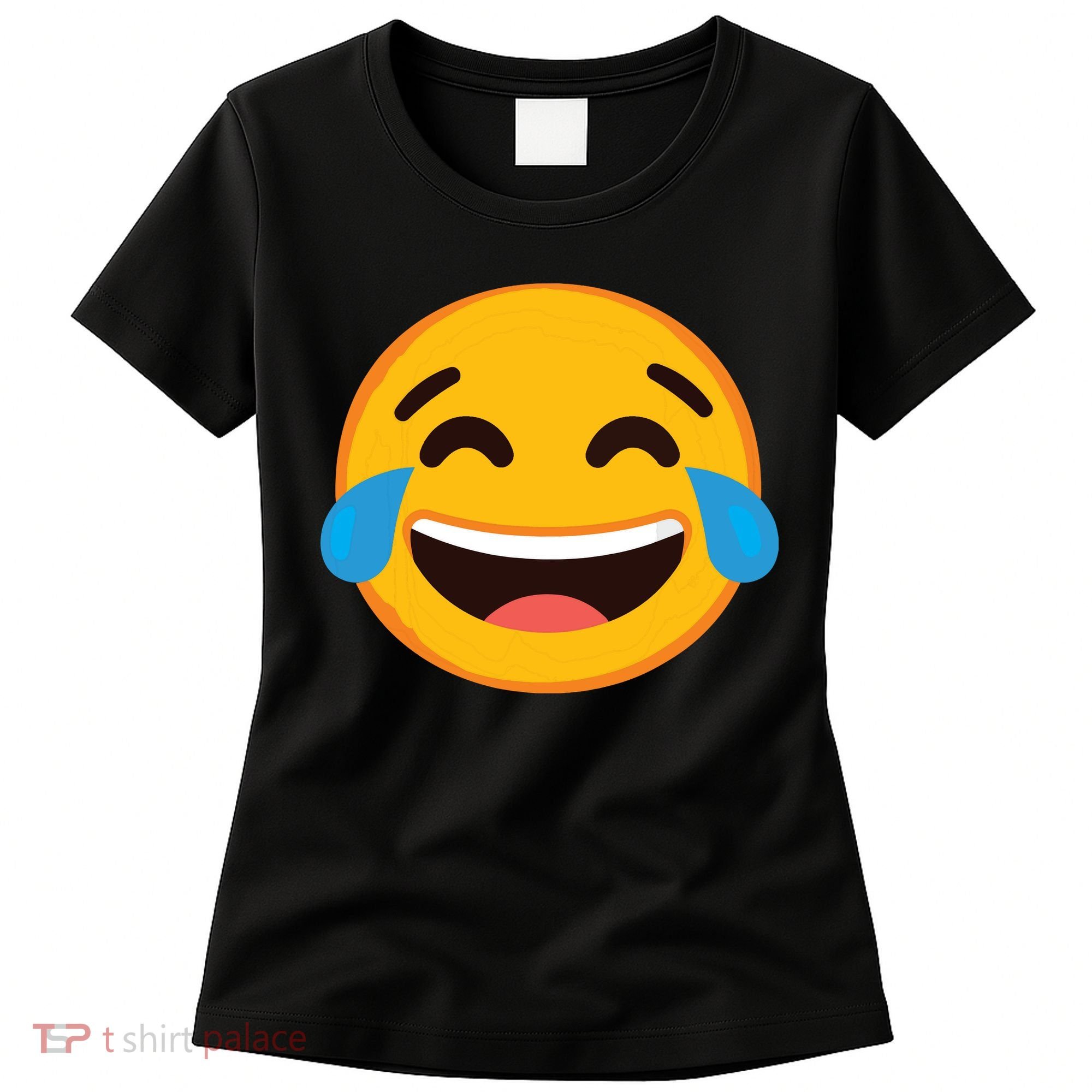 Emoticon Laughing Tears Face With Tears Of Joy Gift Women's T-Shirt