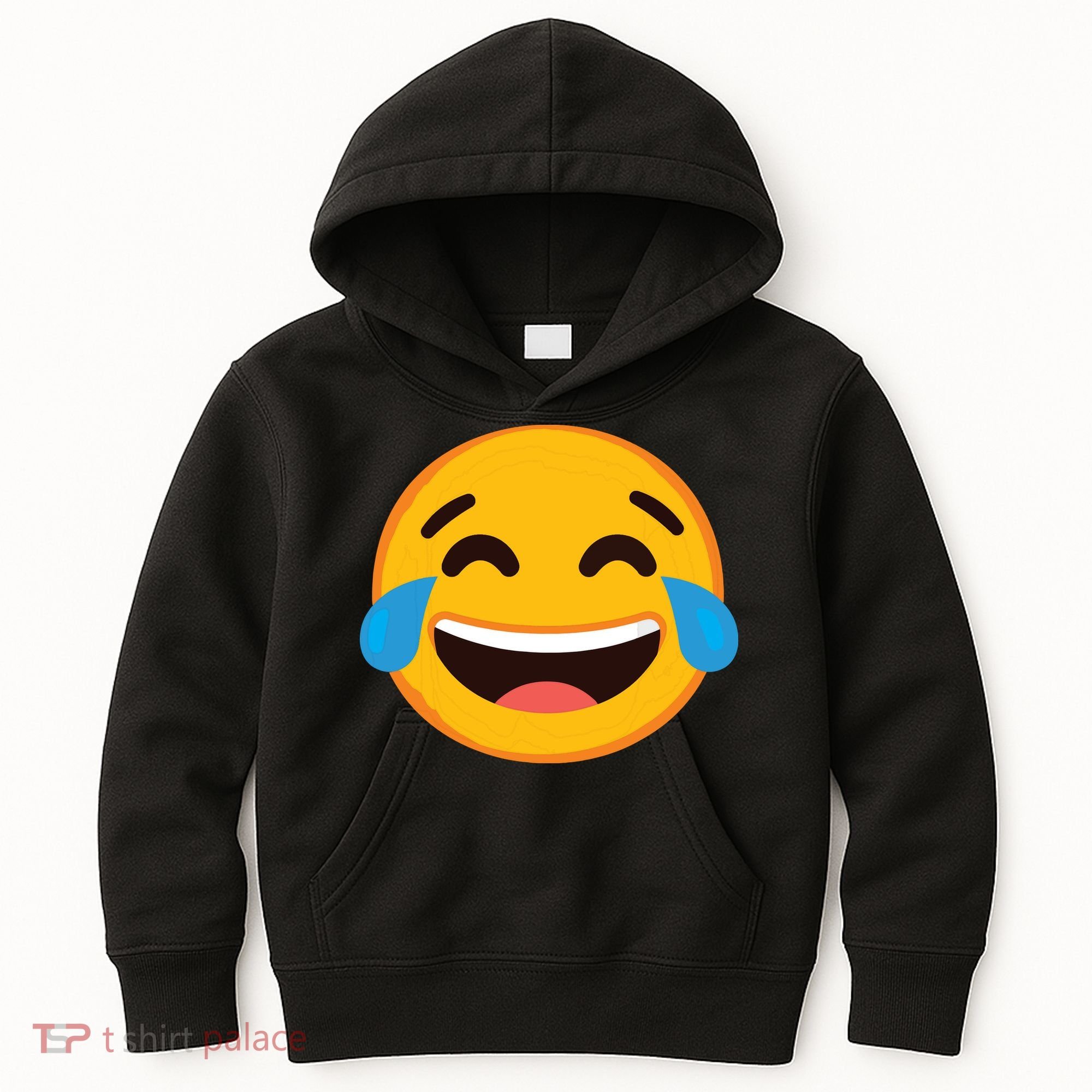 Emoticon Laughing Tears Face With Tears Of Joy Gift Kids Hoodie