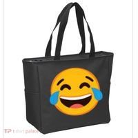 Emoticon Laughing Tears Face With Tears Of Joy Gift Tote Bag thumb 2