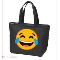 Emoticon Laughing Tears Face With Tears Of Joy Gift Tote Bag thumb 3