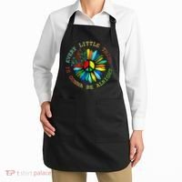 Every Little Thing Is Gonna Be Alright Hippie Flower Apron thumb 2