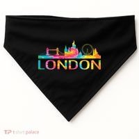 England London Uk British London USA-Made Doggie Bandana thumb 0