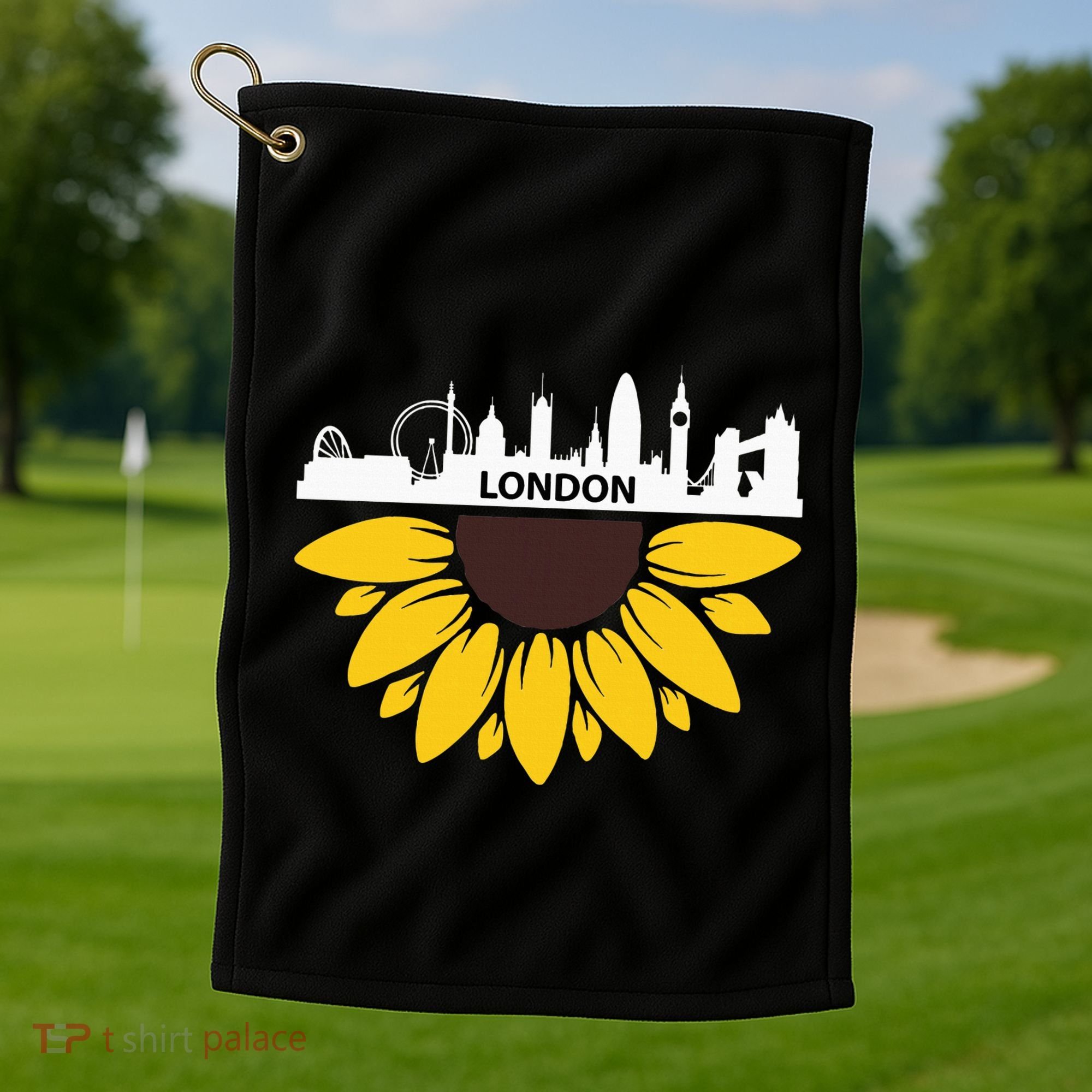 England London Uk British London Golf Towel