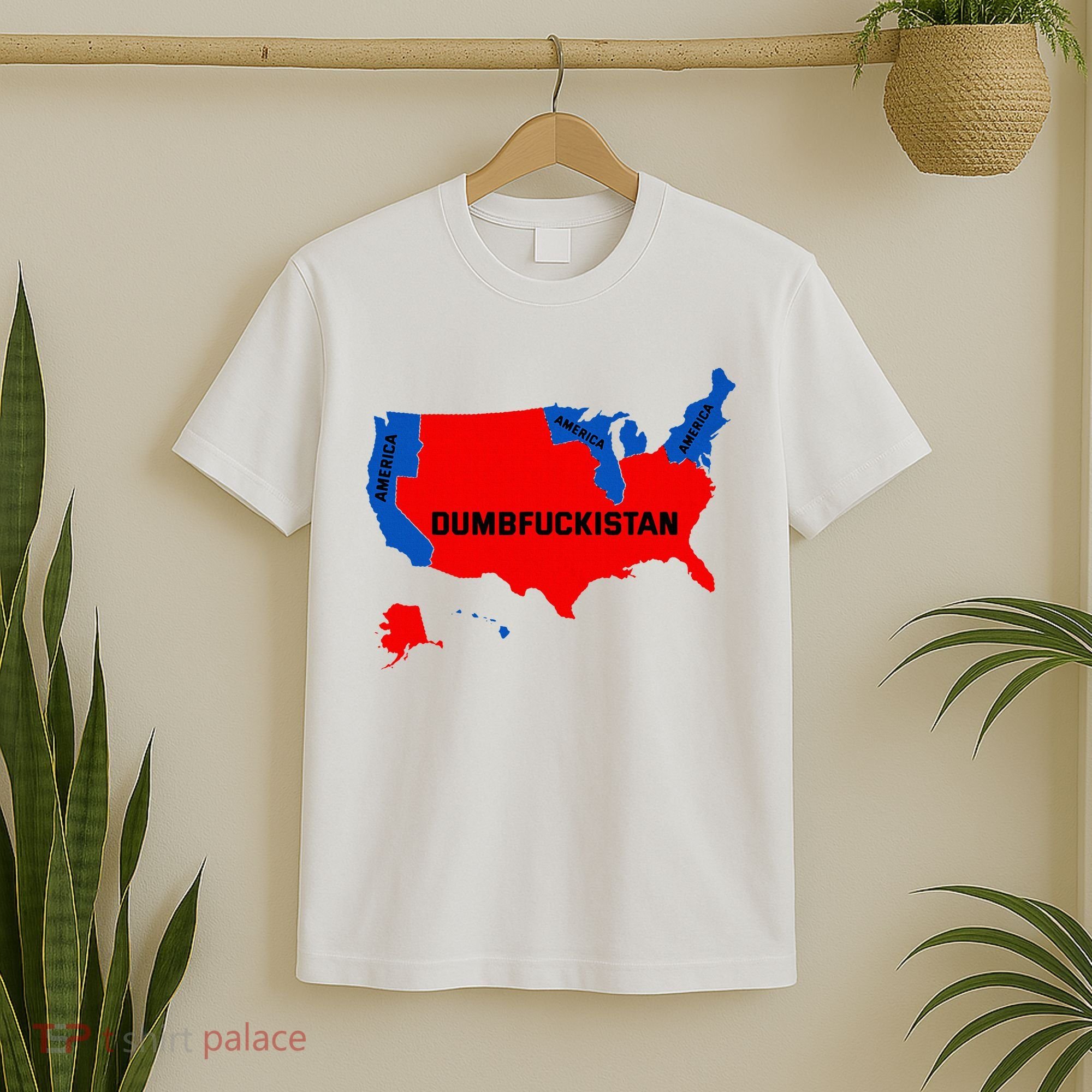 Election Map 2024 United States Of America Dumbfuckistan T-Shirt