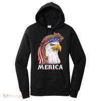 Eagle Mullet 4th Of July USA American Flag Merica Women's Hoodie thumb 0
