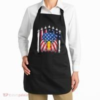 Eagle Mullet 4th Of July USA American Flag Merica Apron thumb 2