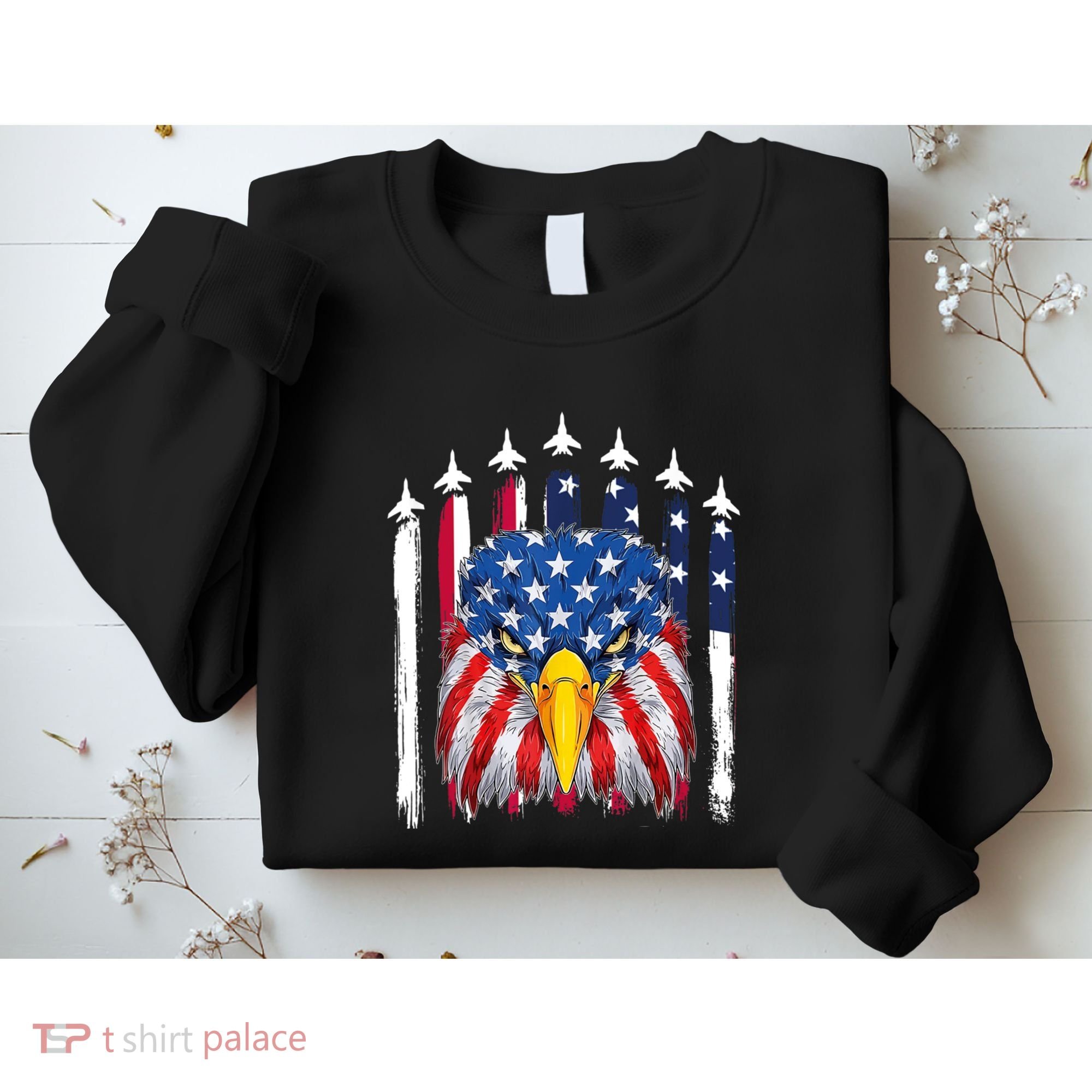 Eagle Mullet 4th Of July USA American Flag Merica Sweatshirt