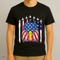 Eagle Mullet 4th Of July USA American Flag Merica T-Shirt thumb 3