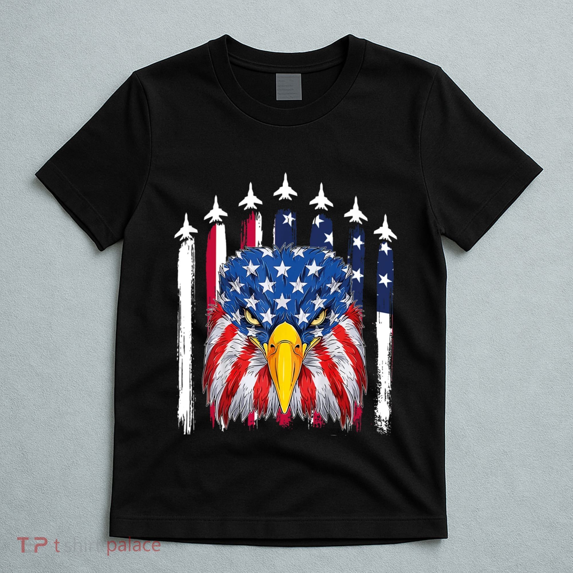 Eagle Mullet 4th Of July USA American Flag Merica T-Shirt