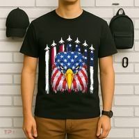 Eagle Mullet 4th Of July USA American Flag Merica T-Shirt thumb 6