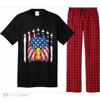 Eagle Mullet 4th Of July USA American Flag Merica Pajama Set thumb 0