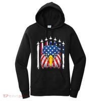 Eagle Mullet 4th Of July USA American Flag Merica Women's Hoodie thumb 0