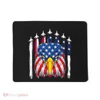 Eagle Mullet 4th Of July USA American Flag Merica Mousepad thumb 0