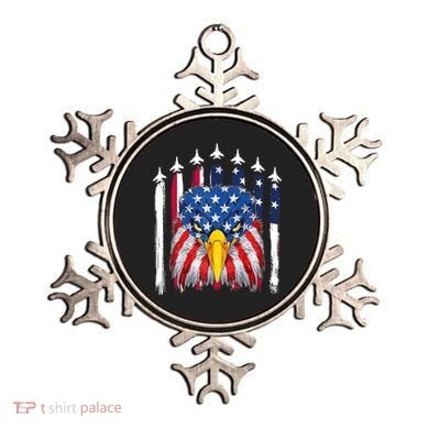 Eagle Mullet 4th Of July USA American Flag Merica Ornament