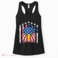 Eagle Mullet 4th Of July USA American Flag Merica Women's Tank Top thumb 0