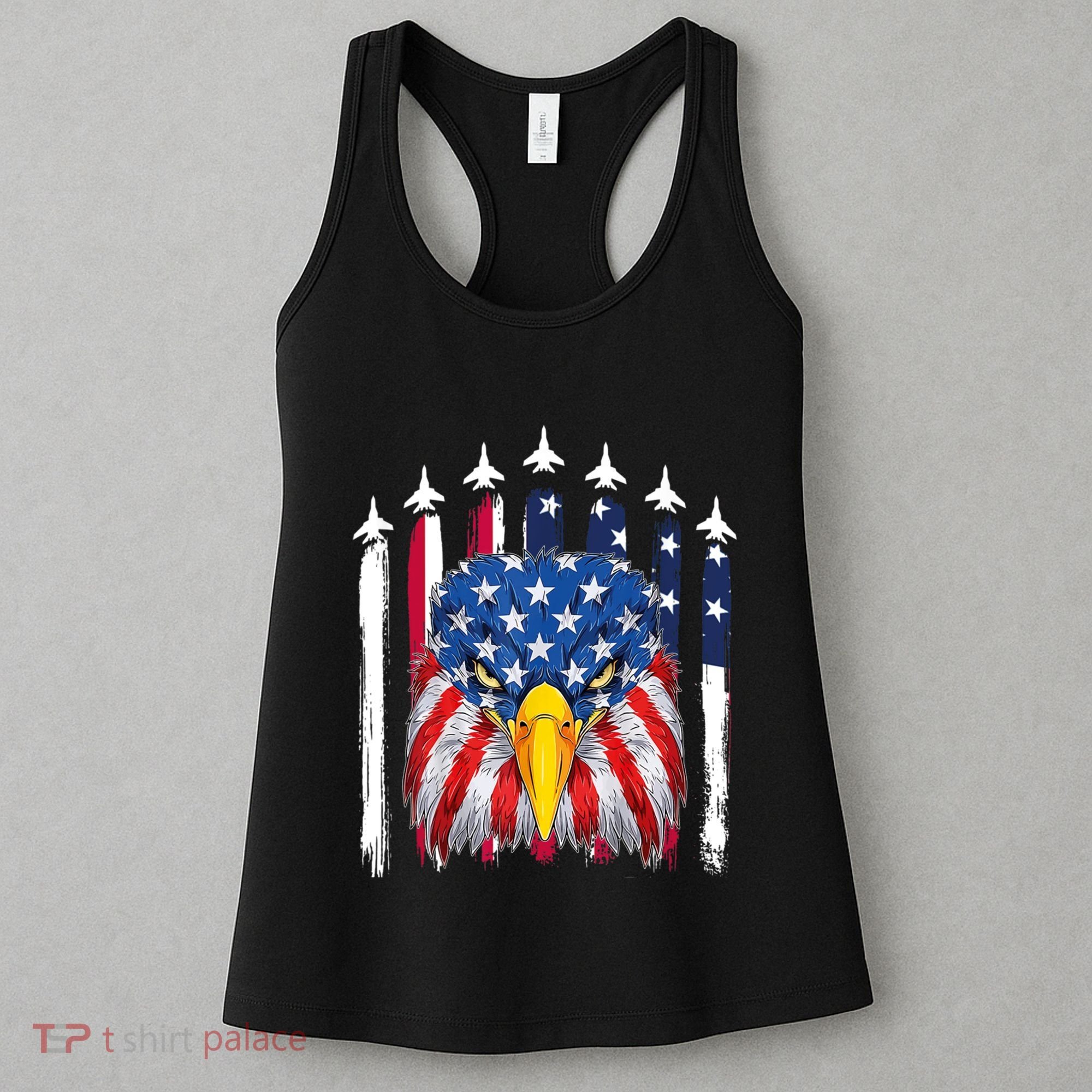 Eagle Mullet 4th Of July USA American Flag Merica Women's Tank Top