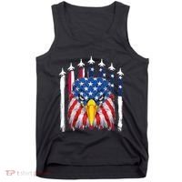 Eagle Mullet 4th Of July USA American Flag Merica Tank Top thumb 0