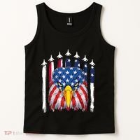 Eagle Mullet 4th Of July USA American Flag Merica Tank Top thumb 2