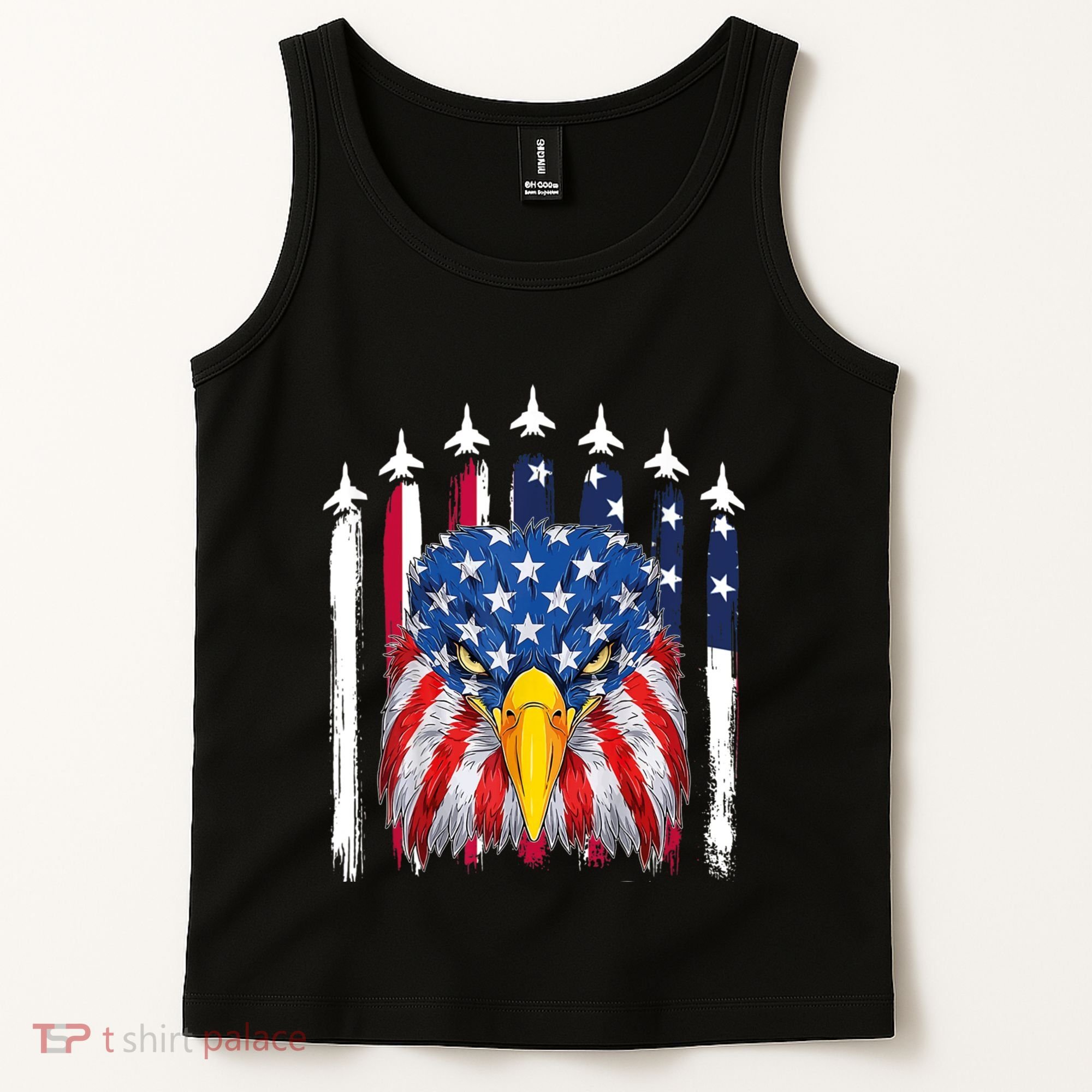Eagle Mullet 4th Of July USA American Flag Merica Tank Top