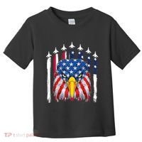Eagle Mullet 4th Of July USA American Flag Merica Toddler T-Shirt thumb 0