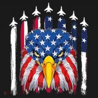 Eagle Mullet 4th Of July USA American Flag Merica Kids Sweatshirt thumb 2