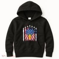 Eagle Mullet 4th Of July USA American Flag Merica Kids Hoodie thumb 0