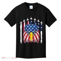 Eagle Mullet 4th Of July USA American Flag Merica Kids T-Shirt thumb 0