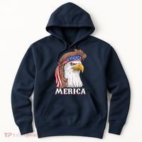 Eagle Mullet 4th Of July USA American Flag Merica Hoodie thumb 0