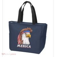 Eagle Mullet 4th Of July USA American Flag Merica Tote Bag thumb 3