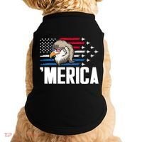 Eagle Mullet 4th Of July Gift USA American Flag Merica Cool Gift Doggie Tank thumb 0