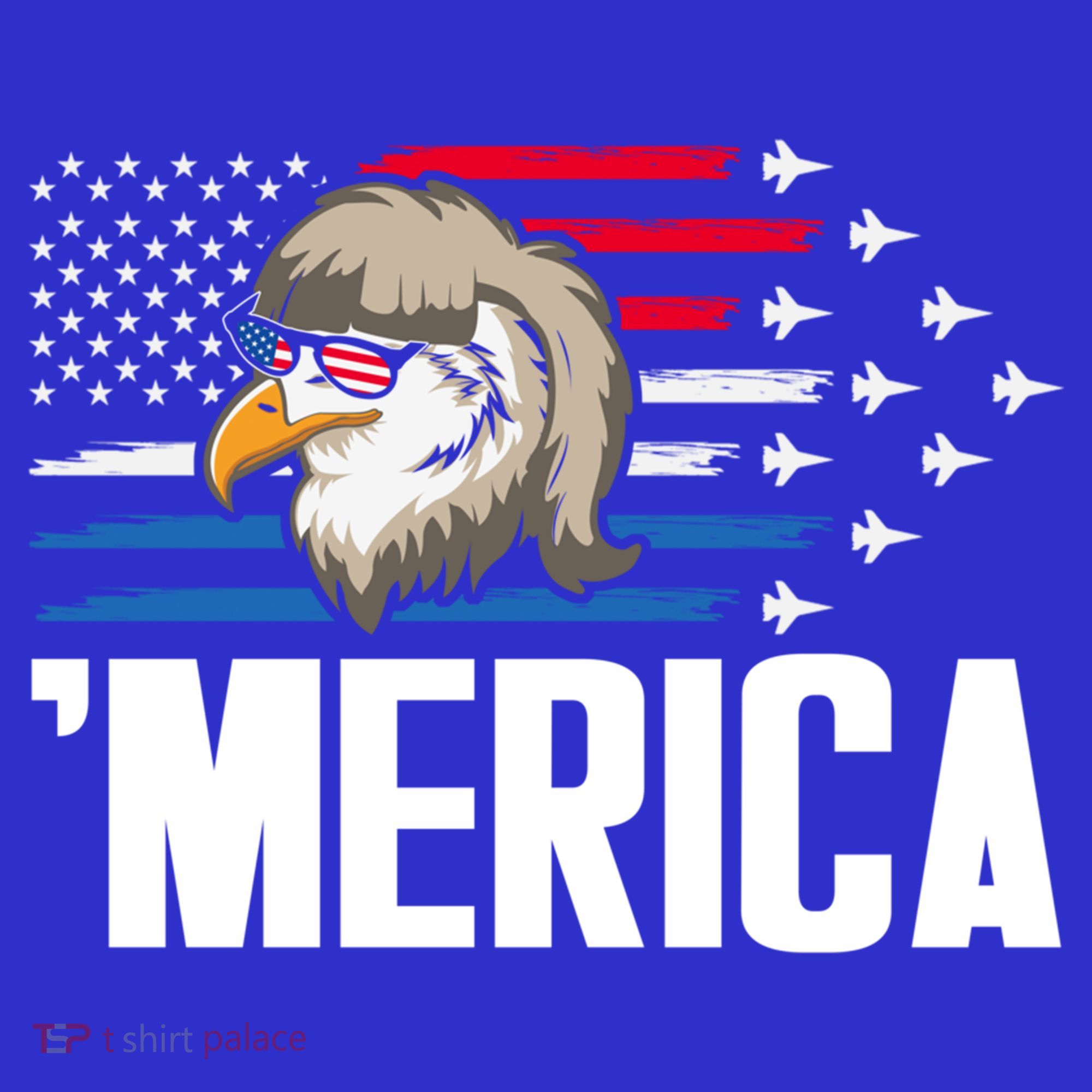 Eagle Mullet 4th Of July Gift USA American Flag Merica Cool Gift Women's Tank Top