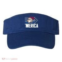 Eagle Mullet 4th Of July Gift USA American Flag Merica Cool Gift Visor thumb 0