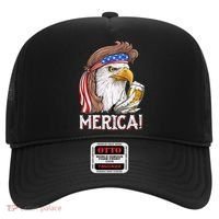 Eagle Mullet 4th Of July Beer Usa American Flag Merica Cute Gift Hat thumb 0