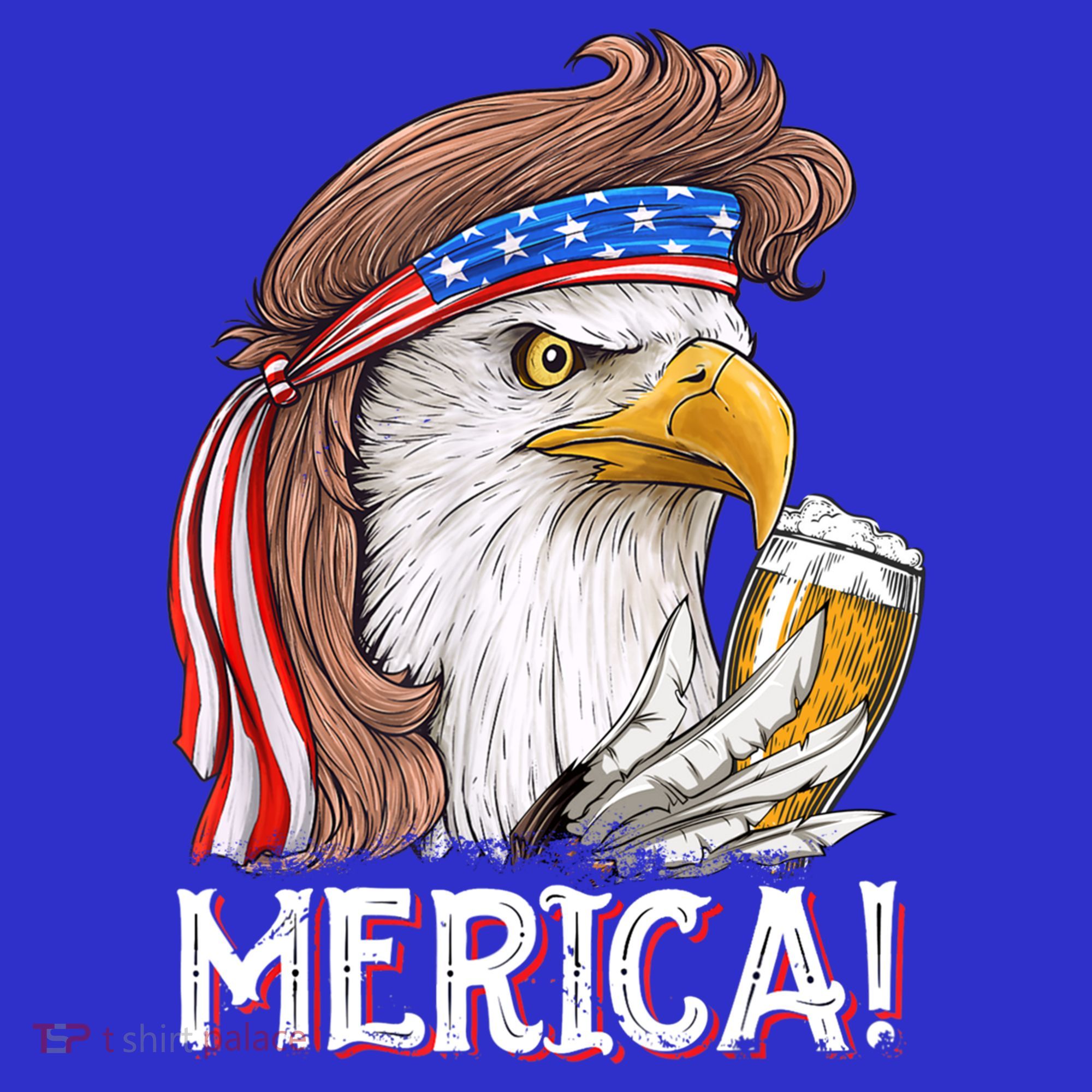 Eagle Mullet 4th Of July Beer Usa American Flag Merica Cute Gift Toddler Hoodie