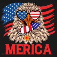 Eagle Mullet 4th Of July USA American Flag Merica Backpack thumb 2