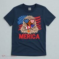 Eagle Mullet 4th Of July USA American Flag Merica T-Shirt thumb 5