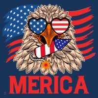 Eagle Mullet 4th Of July USA American Flag Merica Women's Hoodie thumb 2