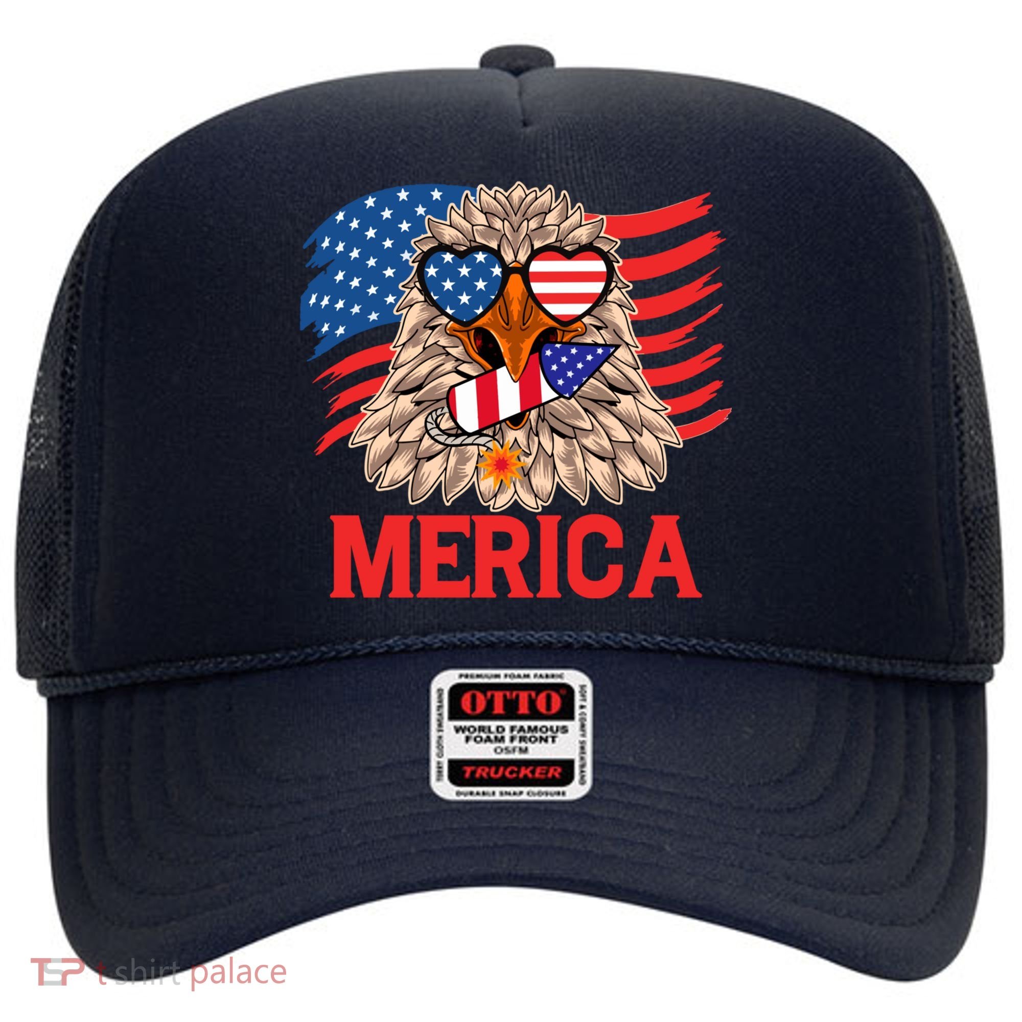 Eagle Mullet 4th Of July USA American Flag Merica Hat