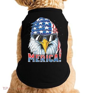 Eagle Merica 4th Of July Merica American Doggie Tank