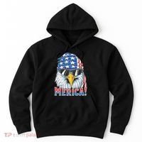 Eagle Merica 4th Of July Merica American Hoodie thumb 0
