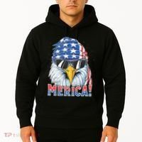 Eagle Merica 4th Of July Merica American Hoodie thumb 2