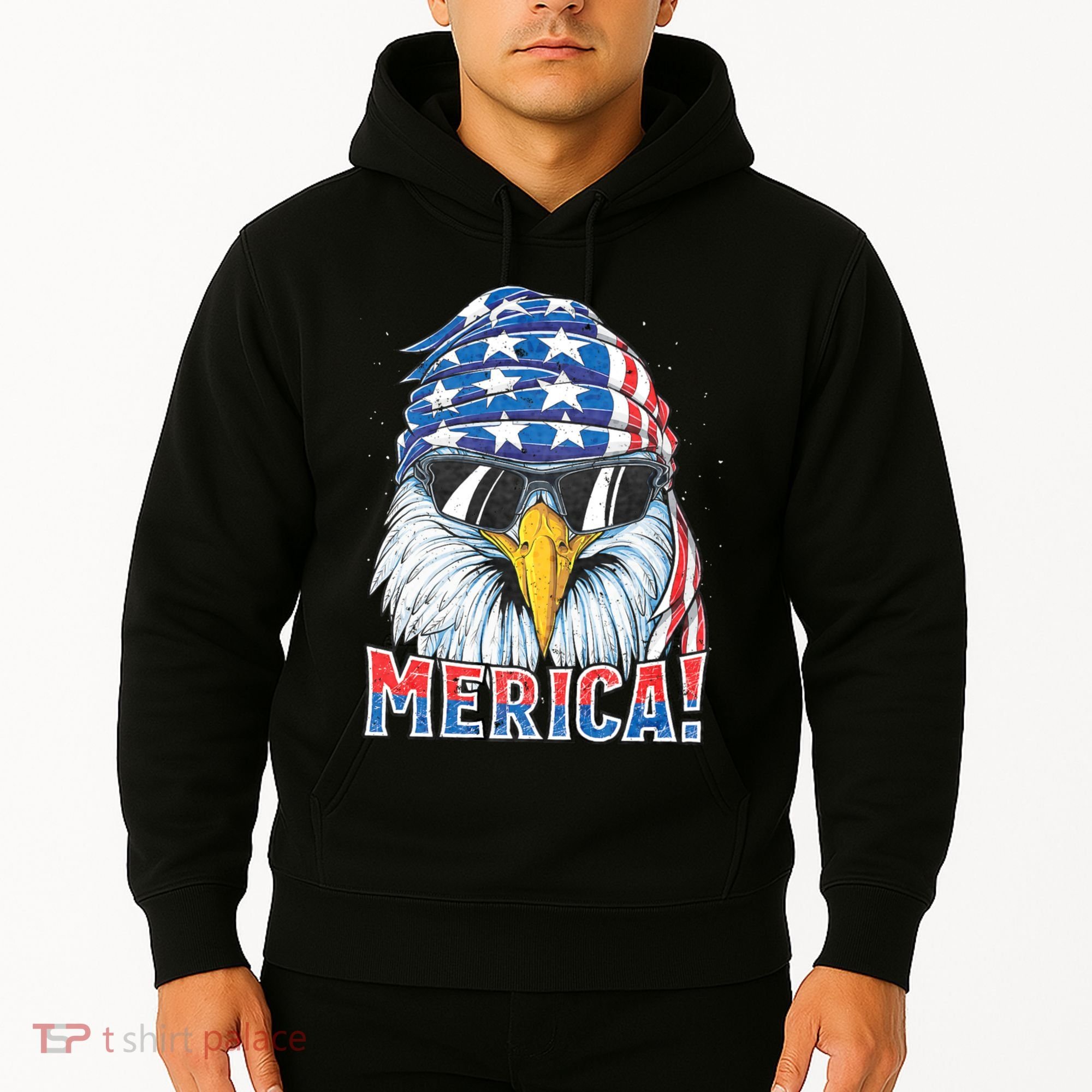 Eagle Merica 4th Of July Merica American Hoodie