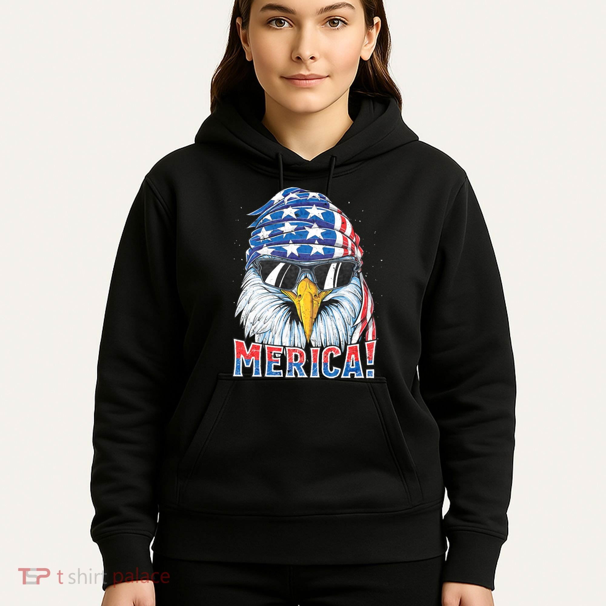 Eagle Merica 4th Of July Merica American Hoodie