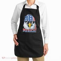 Eagle Merica 4th Of July Merica American Apron thumb 2