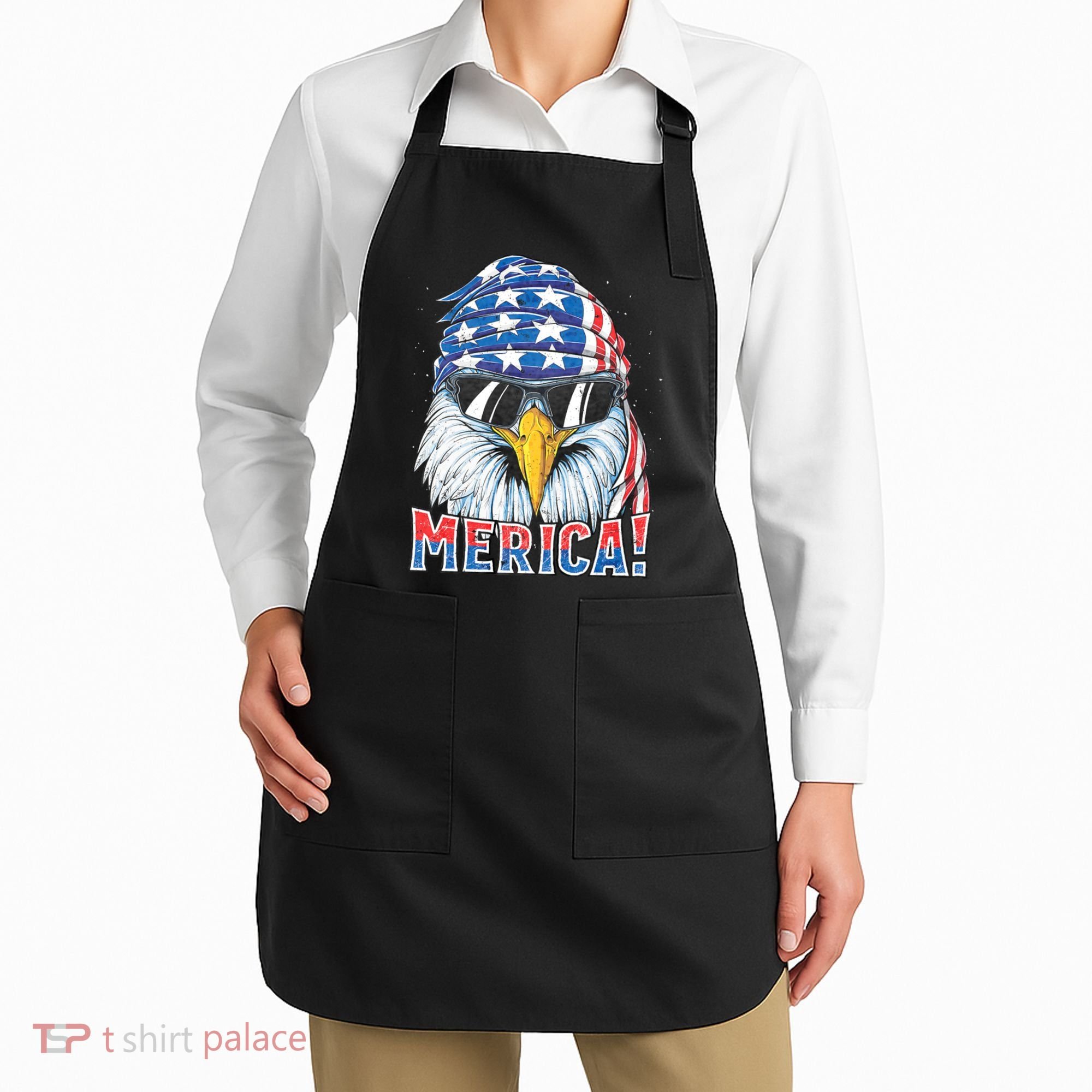 Eagle Merica 4th Of July Merica American Apron